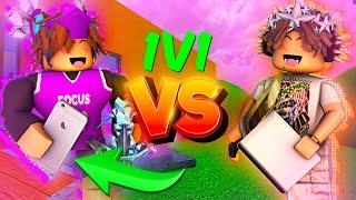 1V1ING The BEST MOBILE PLAYER on MOBILE in MM2.. (Murder Mystery 2) *Funny Moments*