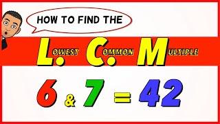 How to find the LCM (LOWEST COMMON MULTIPLE)