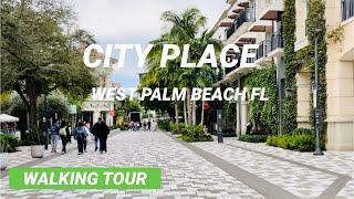 CITY PLACE WALKING TOUR West Palm Beach FL #immersiveexperience #cityplace #travel #wellness #relax