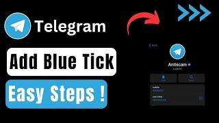 How To Add Blue Tick On Telegram Premium !