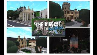 Bloxburg tour: Building THE Biggest City on Bloxburg | Collab with @itsFloatie and @DianasaurPH