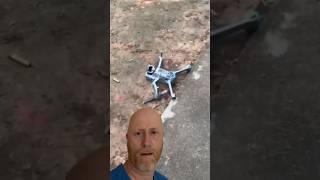 Drone Meets Bird, Drone Meet Ground! #drone #dronefails #dronefly #dji #dronelife