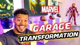 MOST EPIC *MARVEL* GARAGE TRANSFORMATION EVER!  *This will blow your mind*