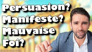 Je réponds à vos questions rhétoriques