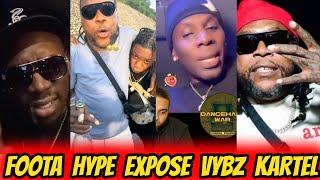 FOOTA HYPE CALLS OUT VYBZ KARTEL BIG TIME!! KARTEL ENDORSING FISHES & FOOTA GETS EMOTIONAL AWAY!!