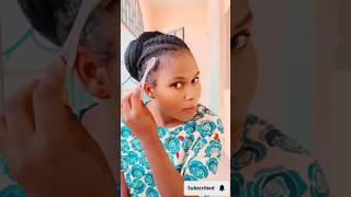 Simple natural hairstyle in five minutes,  #hairstyle