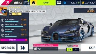 Asphalt 9 elite grand prix | bugatti veyron | asphalt touchdrive