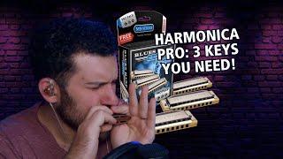 Hohner Blues Harp Pro Pack: Play the Top Three Keys Like a Pro!