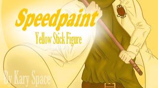 Yellow Stick Figure - SpeedPaint