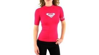 Roxy Women's Whole Hearted S/S Rashguard | SwimOutlet.com