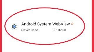 How To Fix Android System WebView Problem Solve