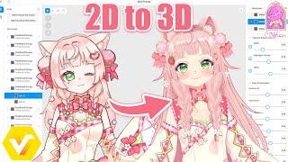 MisaaaVT  | VTuber 3D Model〚 VRoid Timelapse 〛48