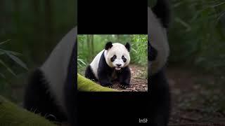 Panda and a girl #panda #pandastory #fairytales