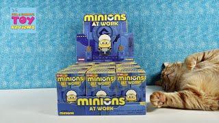 Minions At Work Pop Mart Blind Box Collector Figures Unboxing Review | PSToyReviews