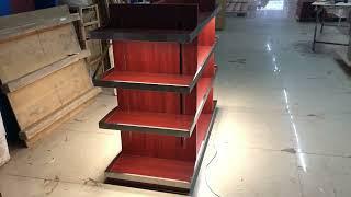 Gondola Display Shelf Skincare Products Furniture Shopping Mall Retail Store Display Rack