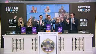 Better Choice Company - NYSE American BTTR Rings The Opening Bell®