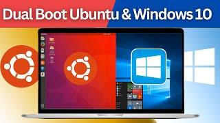 How to Dual Boot Ubuntu & Windows 10  | Install Ubuntu Alongside With Windows 10