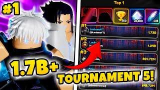 How To Get 1.7B+ Damage in Tournament 5 Anime Vanguards!