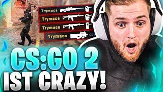 MEIN ERSTES mal CSGO 2! | VIEL zu GEILES GAME! - ESPORTLER carried UNS?