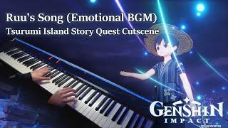 Genshin Impact - Ruu's Song/Tsurumi Island Cutscene Emotional BGM Piano Arrangement