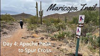 Thru-hiking the Maricopa Trail Day 4: Apache Peak to Spur Cross