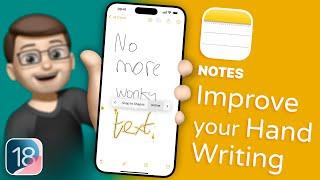 How to Refine and Correct Handwriting in iOS 18 Notes