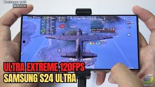 Samsung Galaxy S24 Ultra Test game PUBG Mobile 120 FPS Update | Snapdragon 8 Gen 3