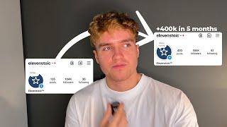 How to Grow an Instagram Account in 2025 (400k in 5 Months)