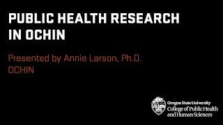 Public Health Research in the OCHIN Community Health Center Network