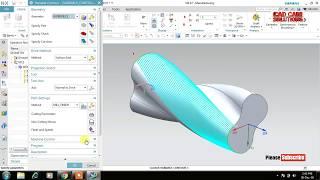 #NX CAM #5Axis Variable Contour