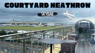 Courtyard Heathrow Hotel | SkyBar with Runway Views