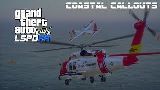 GTA V |  LSPDFR | Coastal Callouts |  United States Coast Guard | Distress Signal from Ship