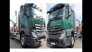 Грузовой автомобиль Mercedes-Benz ACTROS на выставке «ЛЕСДРЕВТЕХ-2022». Mercedes-Benz Actros truck..