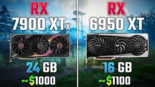 RX 7900 XTX vs RX 6950 XT | Test in 6 Games