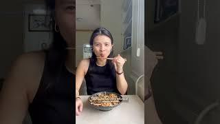 creamy mushroom udon!  vegan & dairy-free #shorts