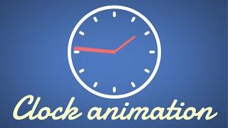 Simple Clock Animation | Easy After Effects Tutorial