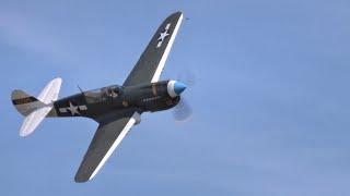 Curtiss P-40 Warhawk F-AKZU: Legendary Fighter Takes Flight | Meeting Aérien Haguenau 2024