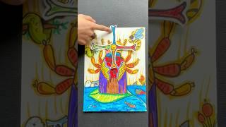 Drawing A Beetle  | Creative Windmill | Make A Paper Windmill craft #diy #drawing #funny #shorts