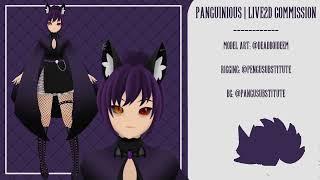 【Showcase】@DeadBoiDeem 1.0 Live2D Model | Kitsune Vtuber