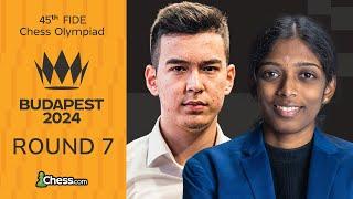 FIDE Chess Olympiad: Gukesh v Wei Yi As India Lead Both Open & Women's Section! Rd 7