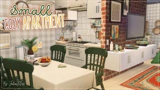 Маленькая уютная квартира│Строительство│Small Cozy Apartment│SpeedBuild│NO CC [The Sims 4]