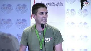 Tommaso Marcon, Ιταλία νεολαία OSA |Συνέδριο ΠΣΟ|WFTU Congress