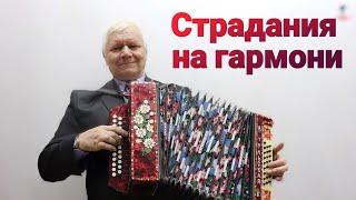 Наигрыш страдания на гармони, играет гармонист Владимир Шумков