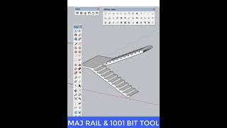 Stairs in SketchUp with 1001Bit Tools | MAJ Stair Free Plugin in SketchUp! #shorts #courses