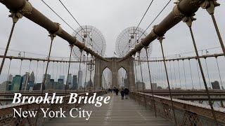 NYC, Brooklyn Bridge, Brooklyn Bridge Park, Brooklyn Heights Promenade, Cornell Hockey [4K]