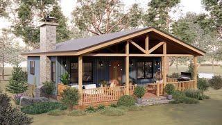 This COZY Small Home Will Make Your Heart MELT - Peaceful Living | House Design With Floor Plan.