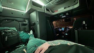 Alone Truck Driver Night Camping Routine The Ultimate Relaxation