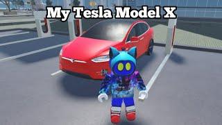 My Tesla Model X On Roblox