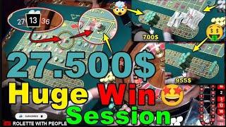 Live Roulette |Watch Session Lose/Win $27,500 Tuesday   at a Las Vegas Casino  10/12/2024