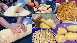 I made the Effort to go Learn THE GRANDMA STYLE of baking Nigerian tasty snack “Chin Chin”